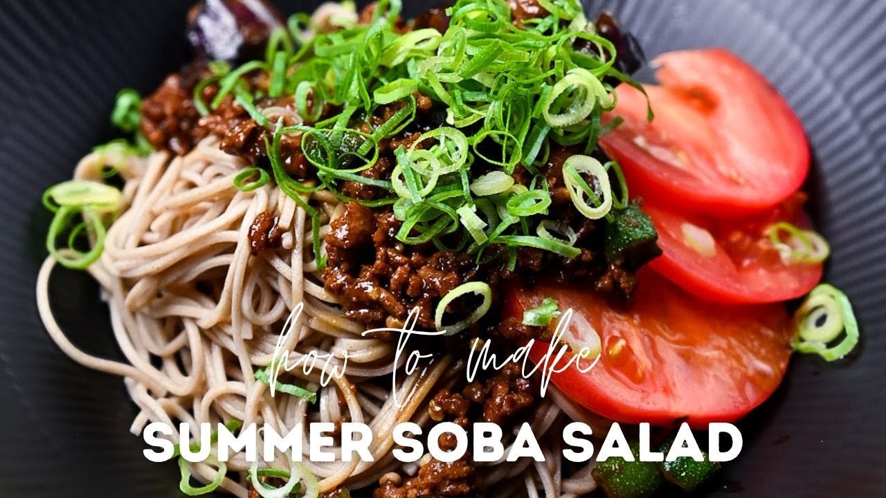 Soba Noodle Salad Recipe (with Summer Vegetables)