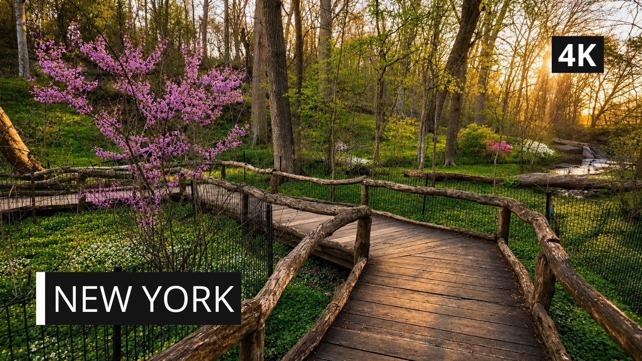 A Quiet Stroll Through Central Park | NYC Evening Vibe | 2026 4K