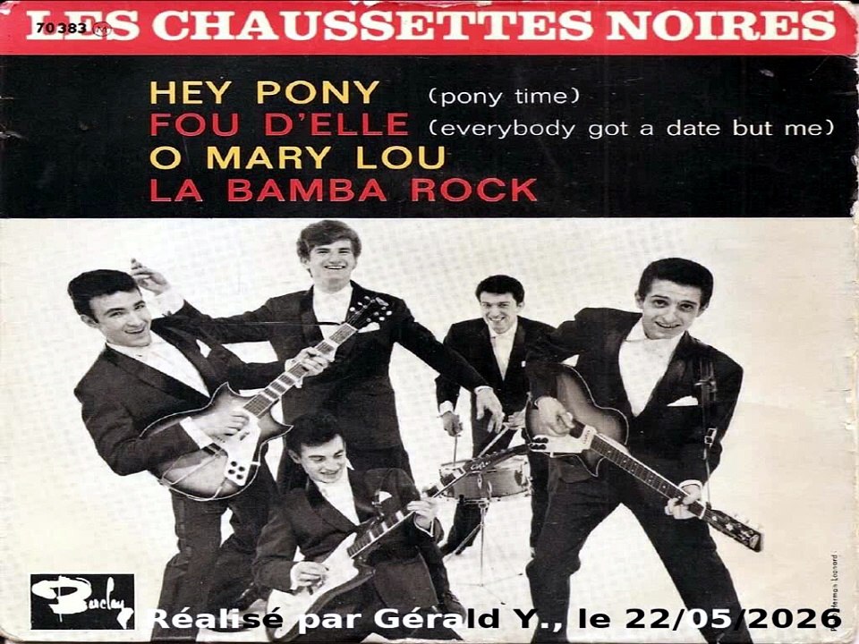Les Chaussettes Noires & Eddy Mitchell_O Mary Lou (N. Sedaka-Going home to Mary Lou)(1961)