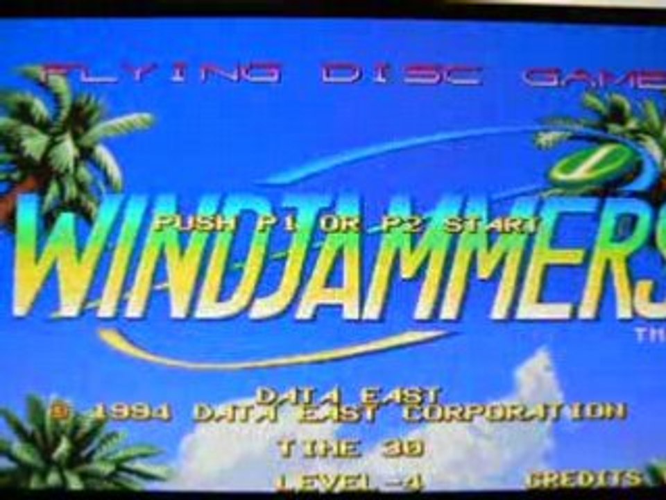 WINDJAMMERS sur Neo geo
