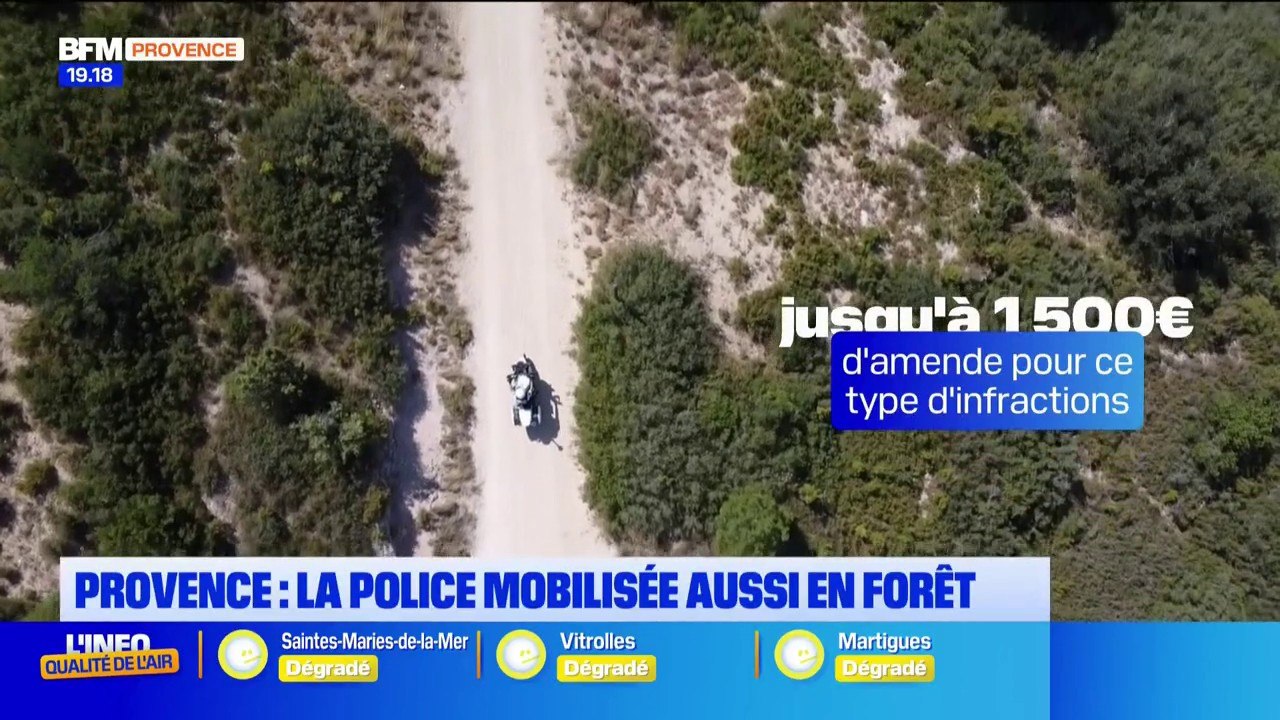 Provence : la police mobilisée aussi en forêt