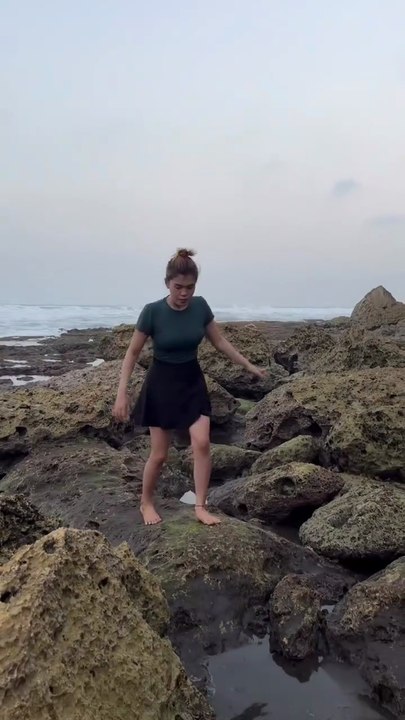 I really needed to pee, luckily I was at the beach