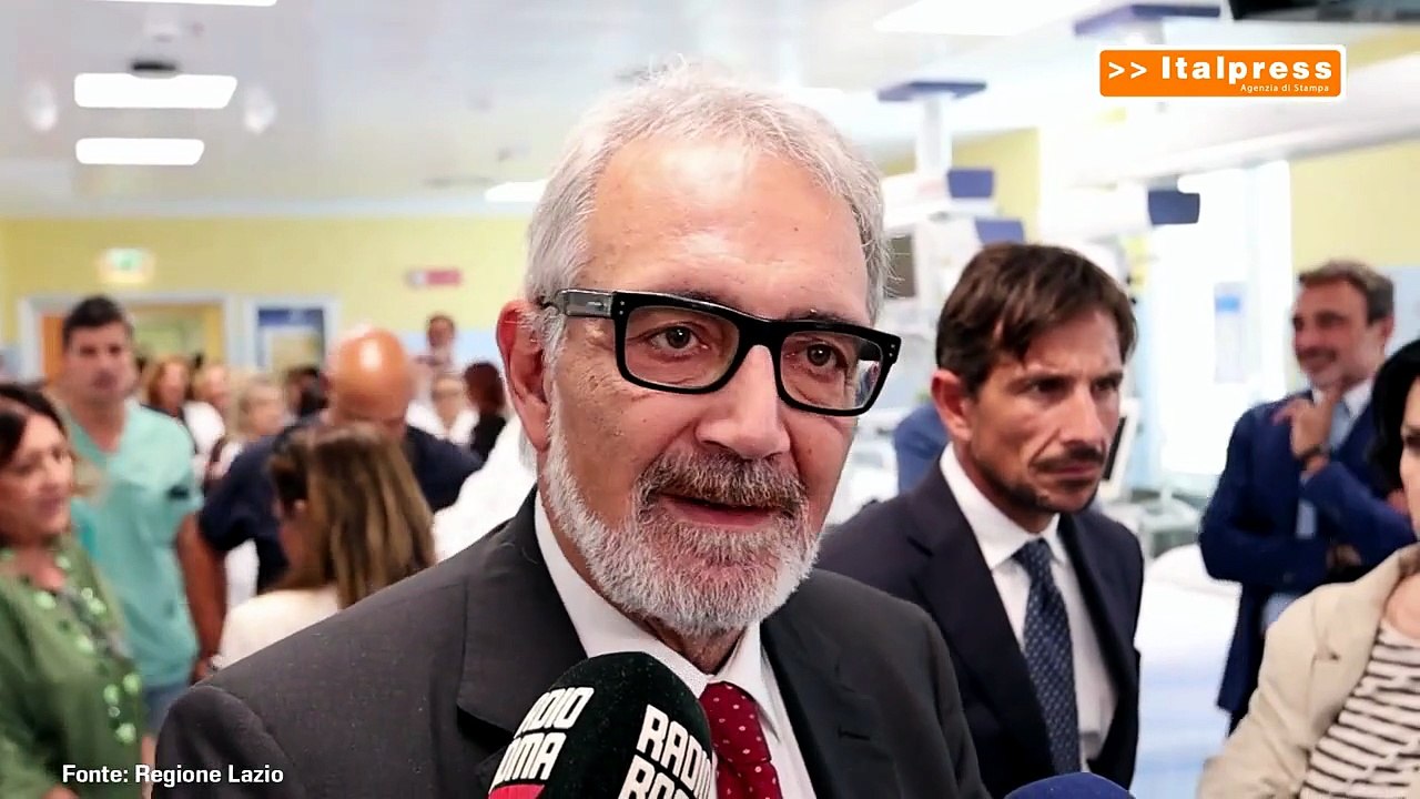 Rocca "Con nuova Terapia Intensiva dell'Umberto I fatto un lavoro d'eccellenza"