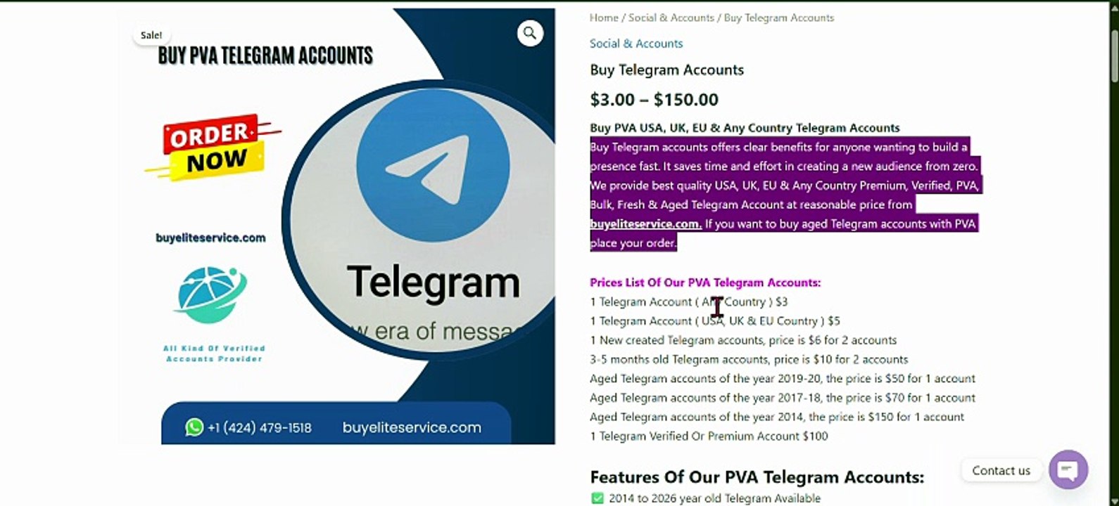 Buy Telegram Accounts, Currency & Items Safely on iGV