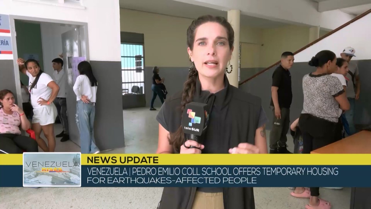 Venezuela, schools offers temporary housing for earthquakes-affected people
