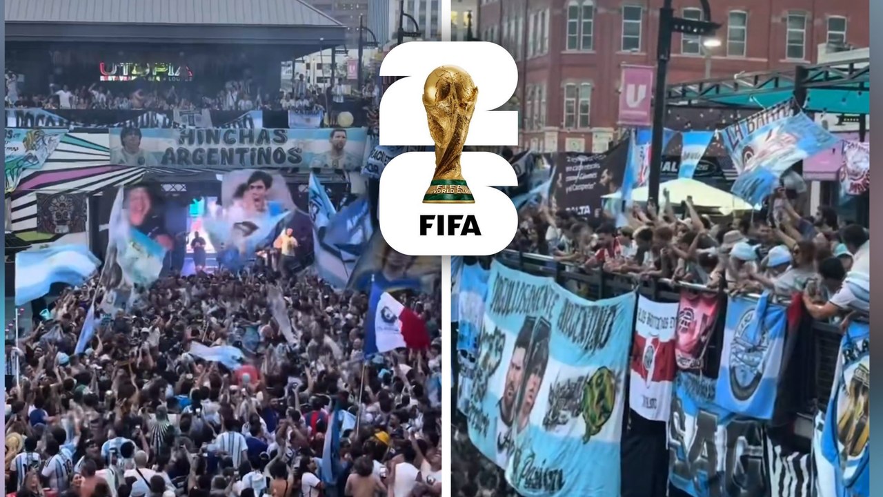 Mundial 2026: Aficionados argentinos se hacen presentes en Atlanta para apoyar a su selección previo a la semifinal ante Inglaterra