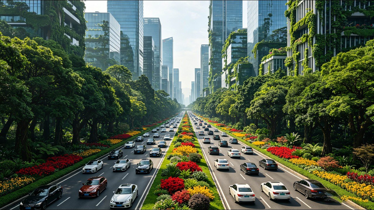 The Most Green Modern Metropolis on Earth! Driving Through Forest-Covered Kunming, China