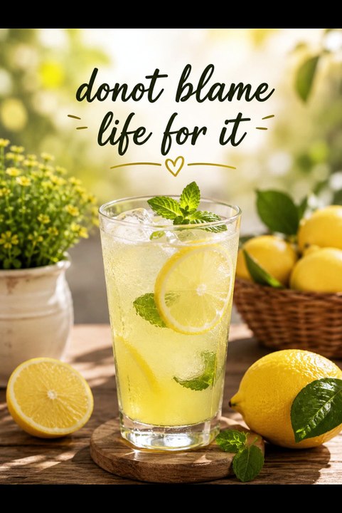 don't blame life for it