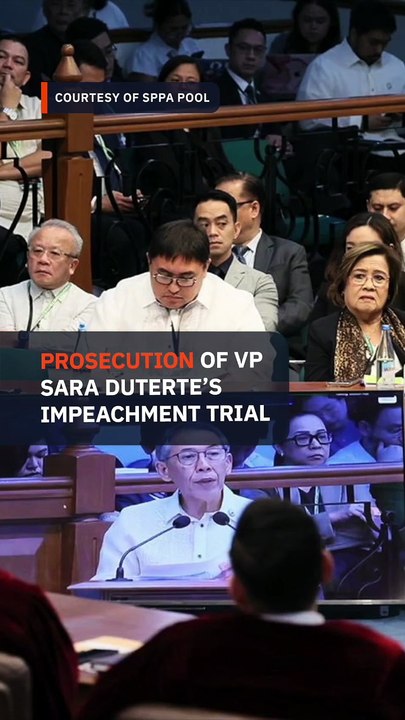 Prosecution drops sheriff punched by Sara Duterte, 5 more witnesses in impeachment trial