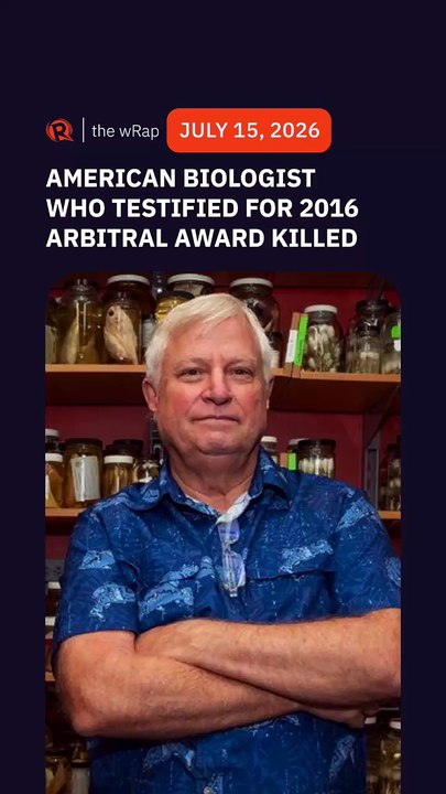 American biologist who testified for PH in South China Sea arbitration killed
