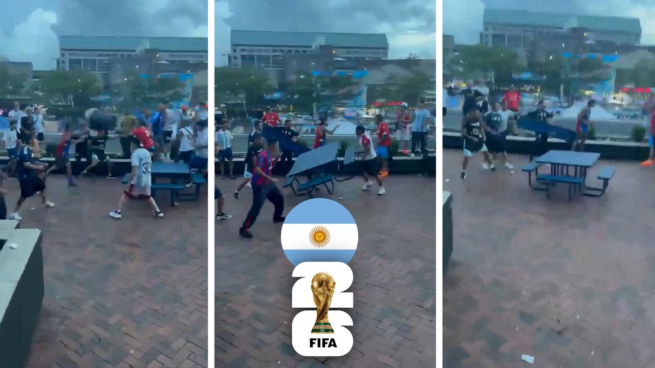 Mundial 2026: ¿No hay unión en Argentina? Barras de San Lorenzo y Huracán se enfrentan a golpes en Atlanta