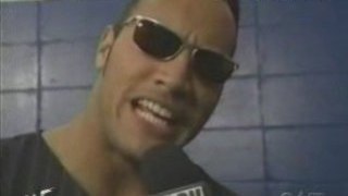 The Rock Backstage Interview 7/10/99