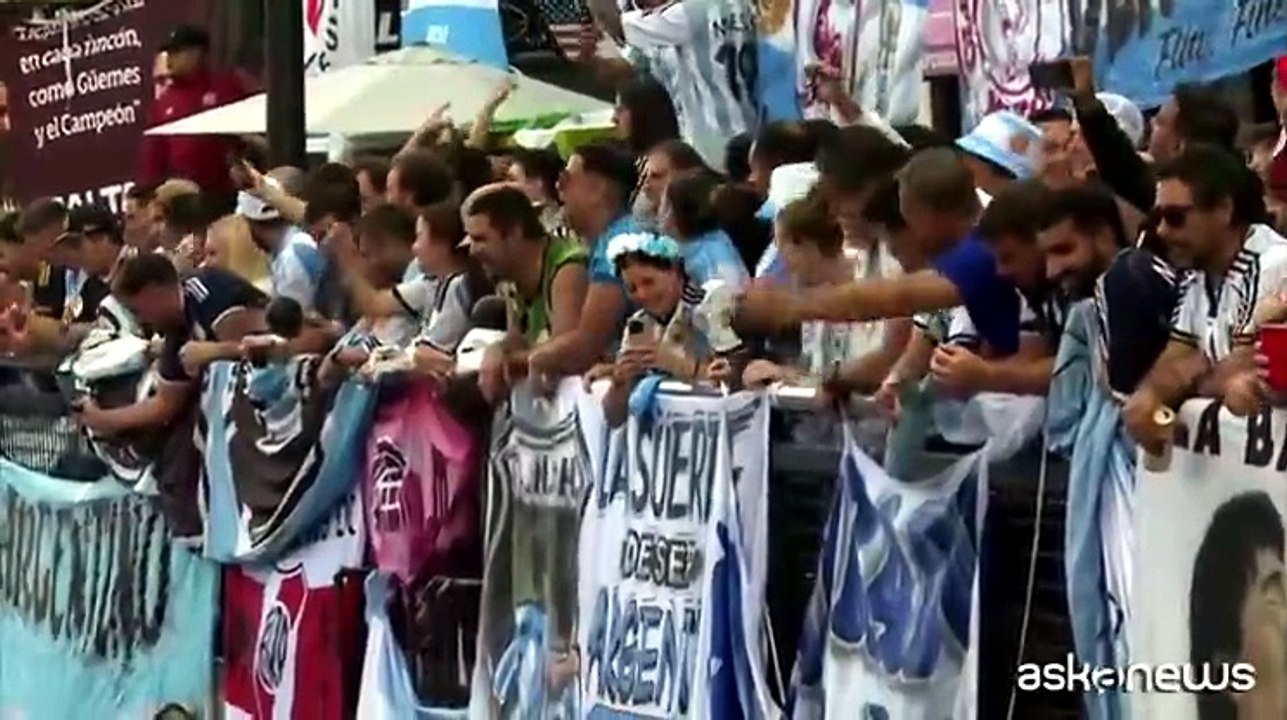 I tifosi argentini invadono Atlanta: "Per noi questa è la finale"