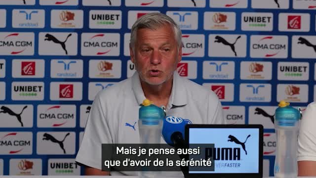 Marseille - Genesio : Ceux qui pensent que je vais être tout le temps calme se trompent