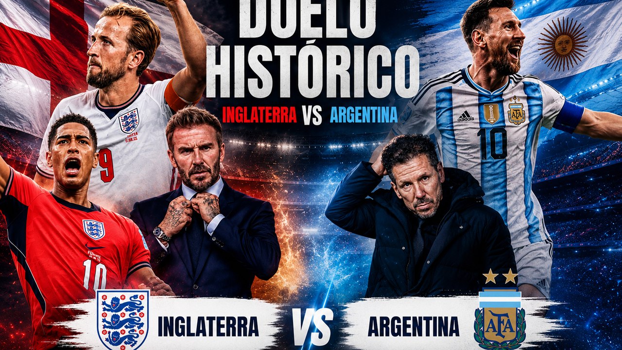 Argentina e Inglaterra se un duelo con mucha historia