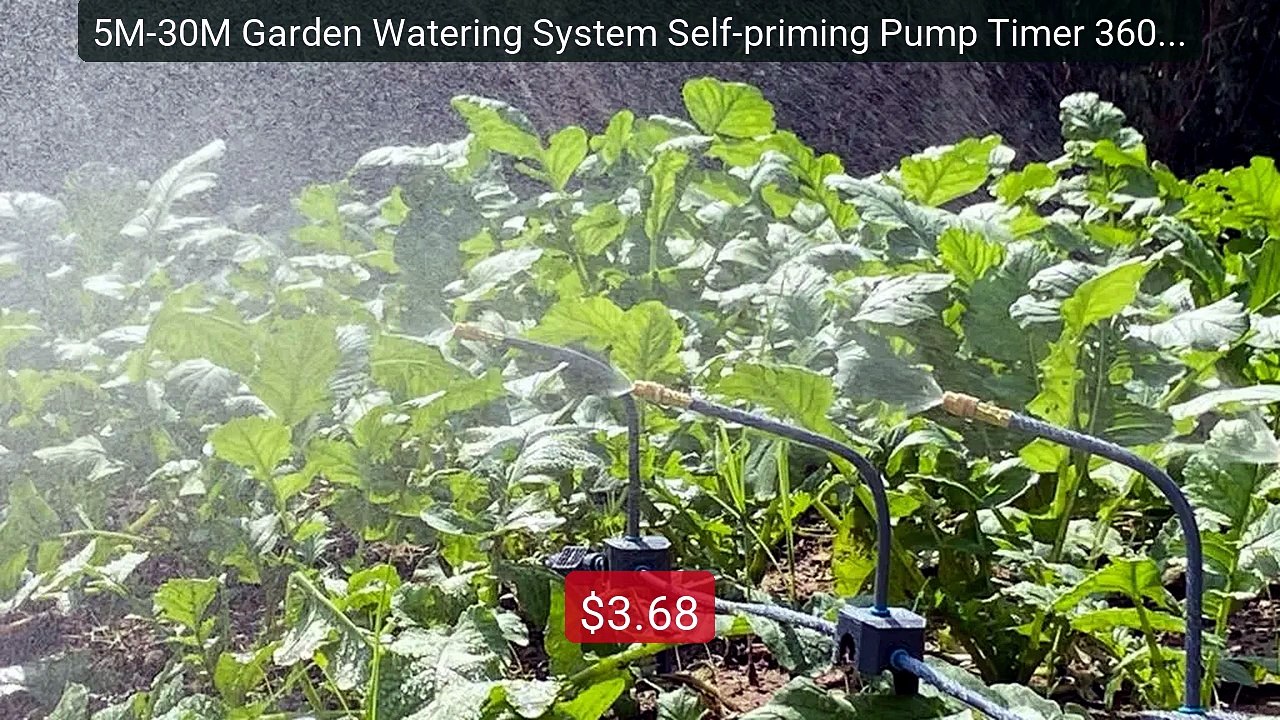 5M-30M Garden Watering System Self-priming Pump Timer 360° Ben... -- Best Buy 2026 | Great Quality!