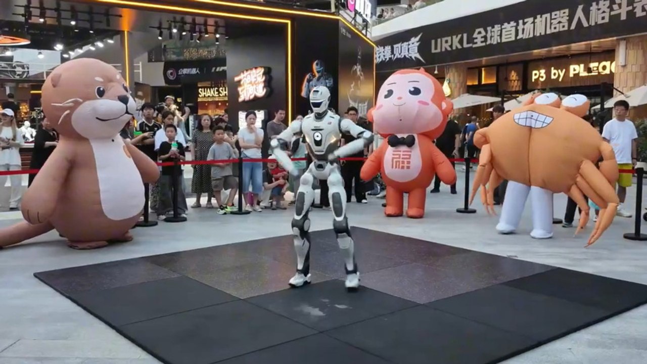 We found Humanoid Robots at Shenzhen COCO Park Mall
