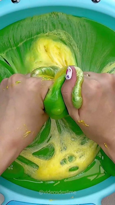 Smashing and Crushing of Slime - ASMR
