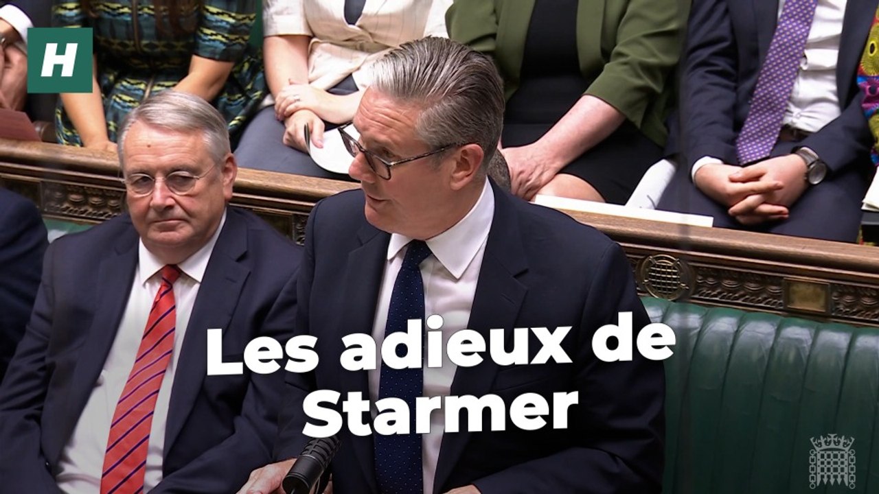 L'émotion des proches de Keir Starmer ne l'a pas empêché de faire ses adieux avec flegme