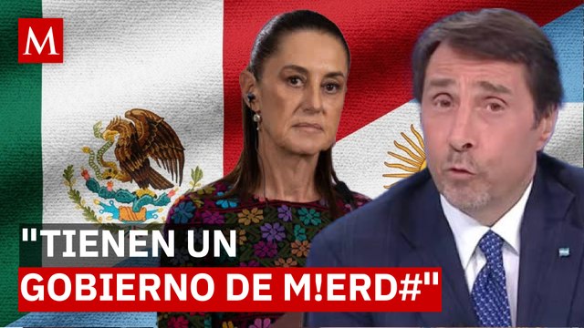 Eduardo Feinmann arremete contra Claudia Sheinbaum y desata furia en México