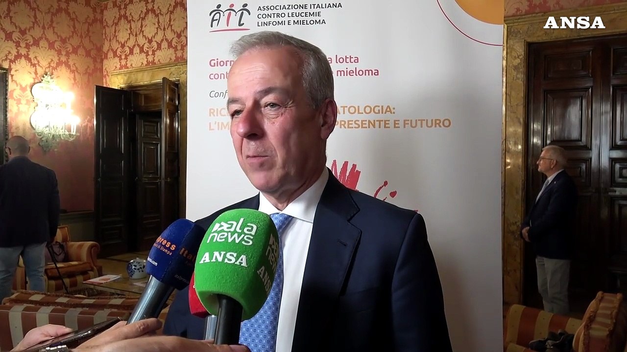 Ail: "Ogni anno 30mila nuovi tumori del sangue, ma passi avanti con la ricerca"