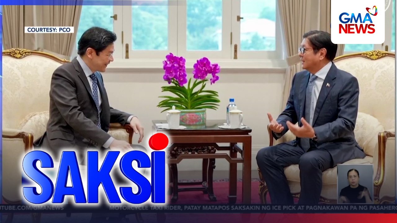Pres. Marcos at Singapore Prime Minister Wong, nagpulong; kalakalan at artificial intelligence, kabilang sa mga tinalakay | Saksi