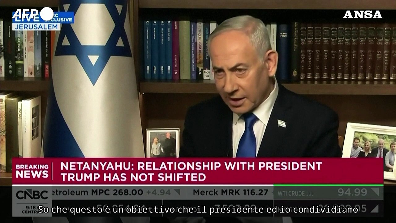 Netanyahu: "Con Trump disaccordi tattici, ma li appianiamo sempre"