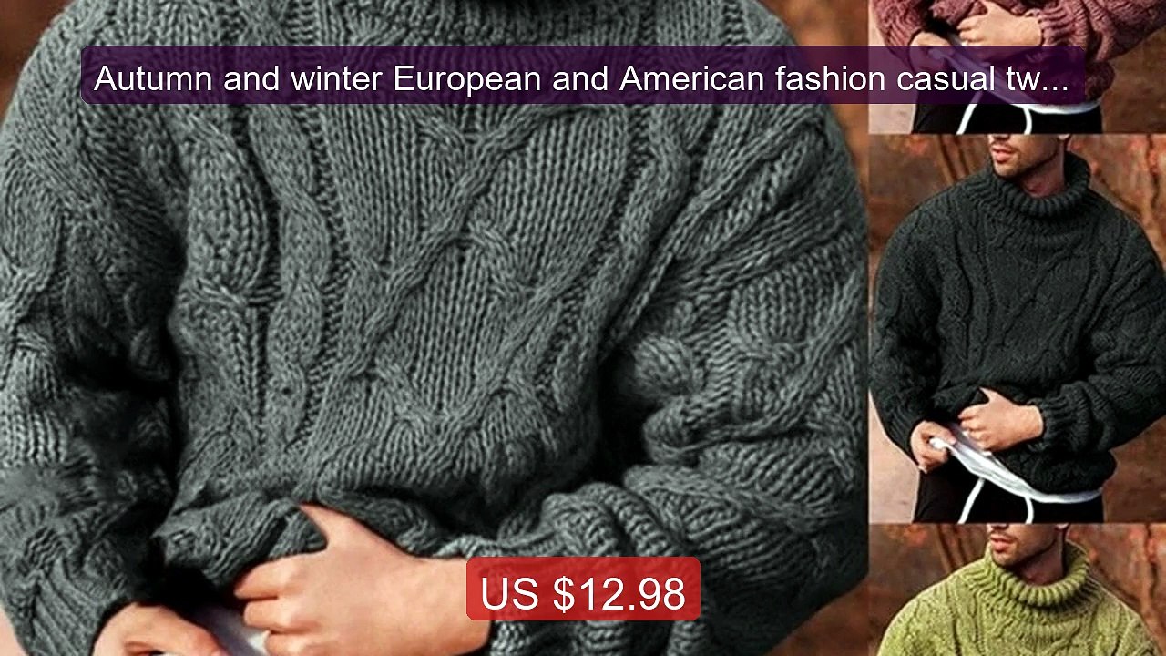 Autumn and winter European and American fashion casual twis... -- Top Pick 2026 | Unbeatable Price!