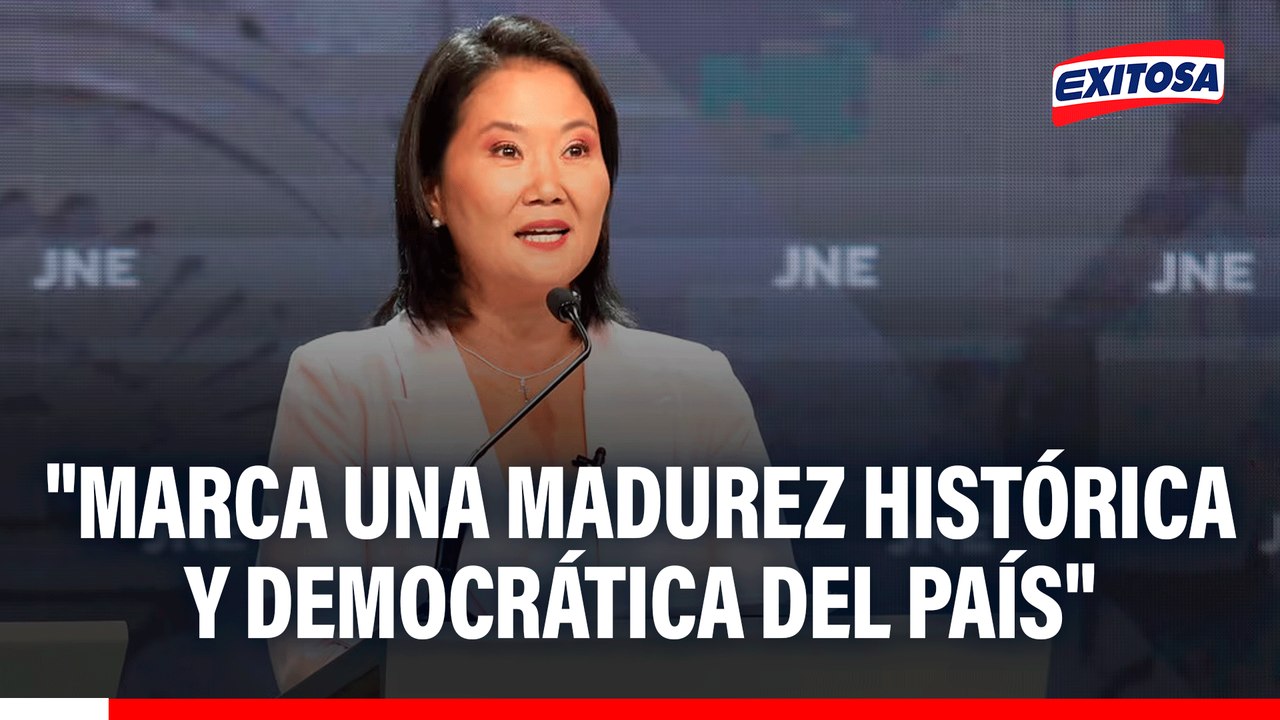 Presidente del JNE destaca a Keiko Fujimori como la primera mujer en ser elegida presidenta