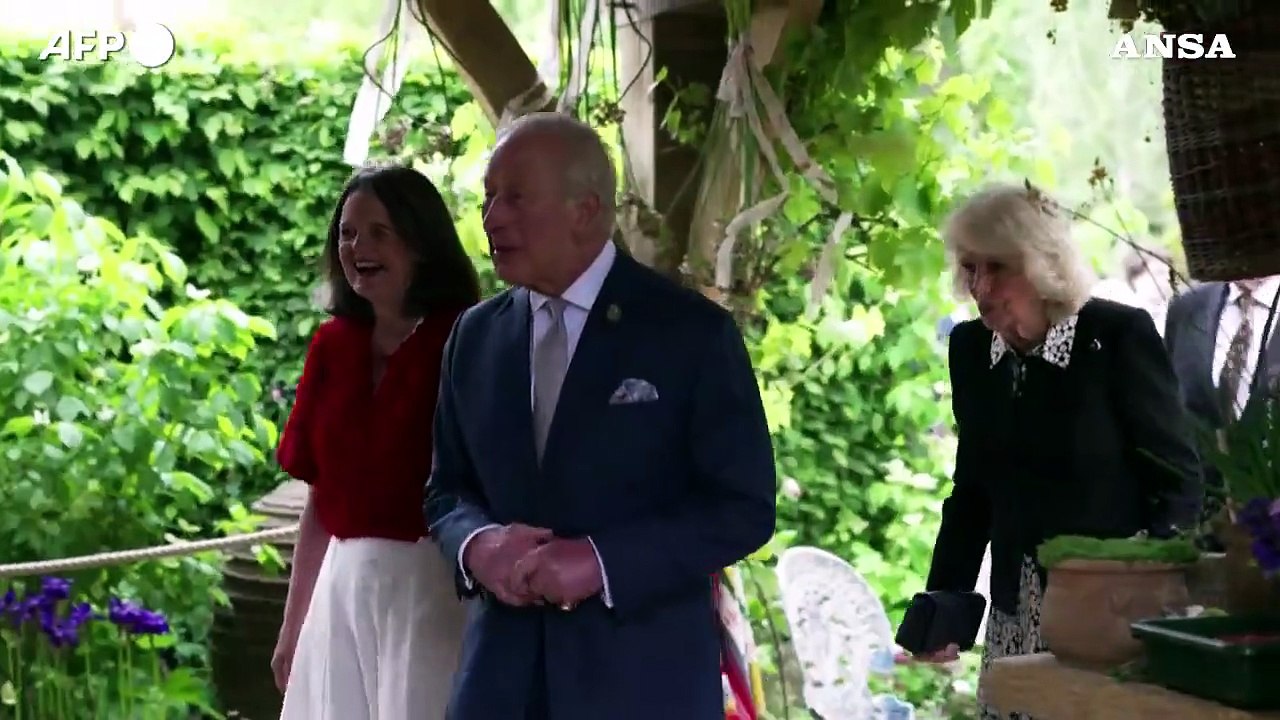 Carlo e Camilla visitano il Chelsea Flower Show a Londra