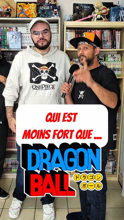 Qui est moins fort que ... dans DRAGON BALL