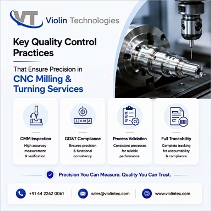 CNC Milling and Turning Services in the USA | Violin Technologies