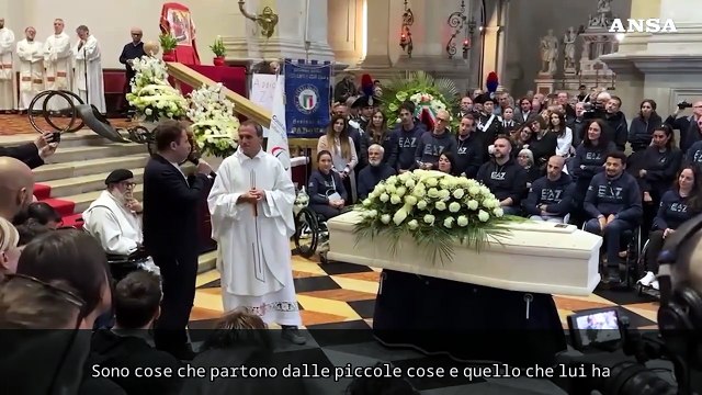 Funerale Zanardi, il figlio Niccolo': Ecco una lezione di papa'