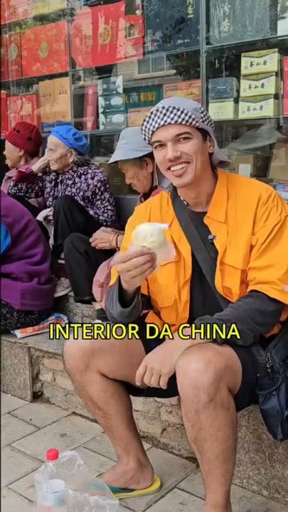 A gente está no interior da china