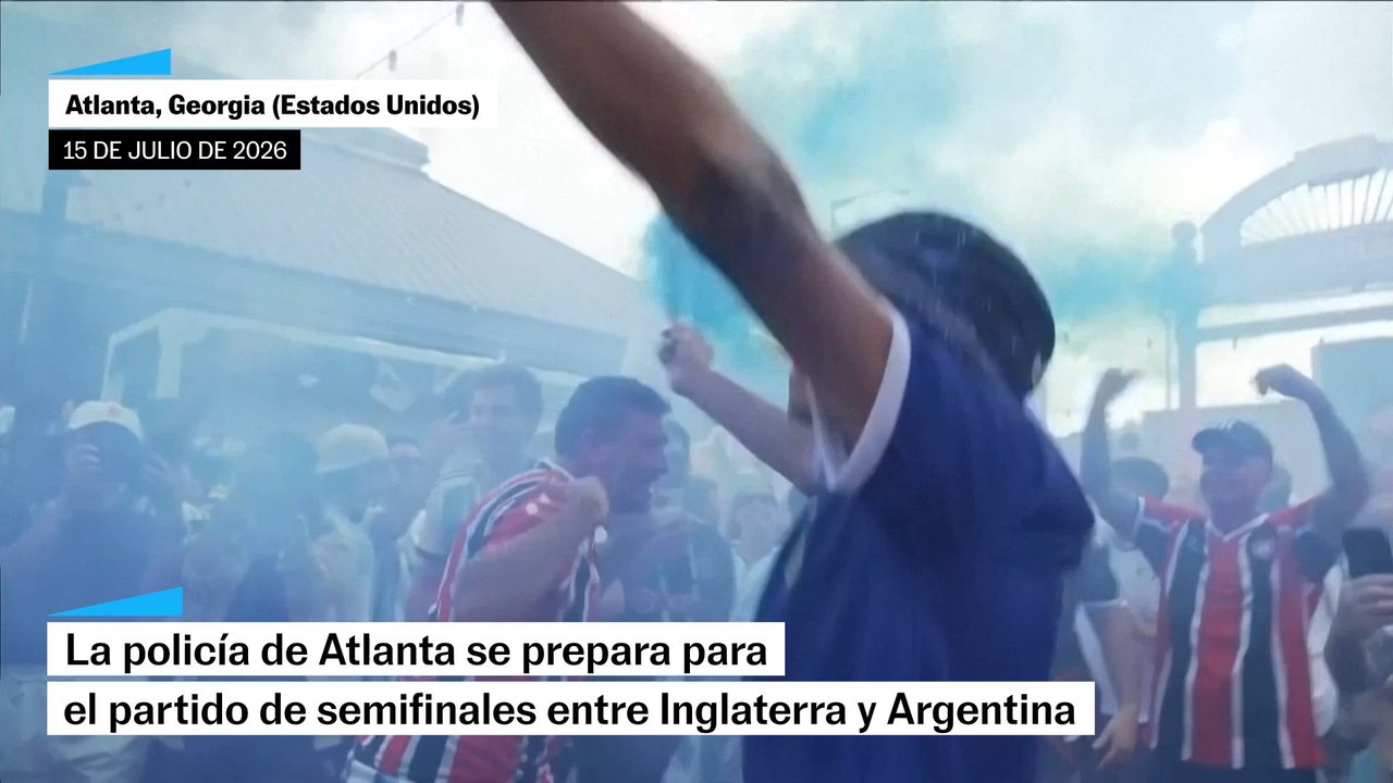 Atlanta se prepara con amplio despliegue de seguridad ante el partido Inglaterra vs. Argentina