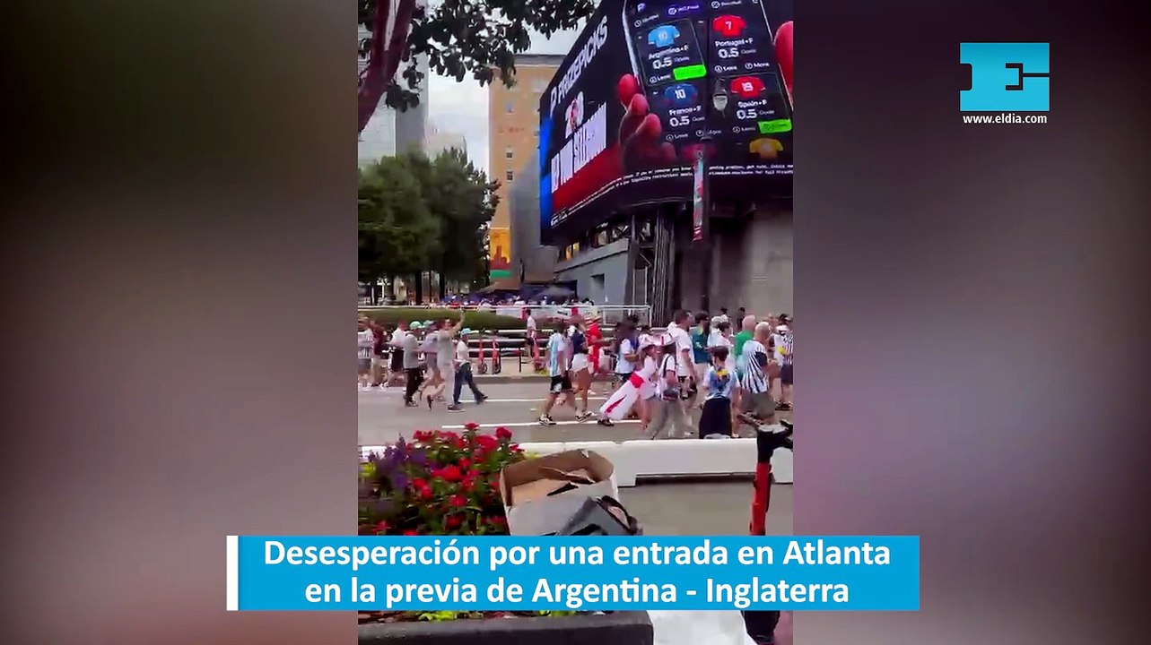Desesperación por una entrada en Atlanta en la previa de Argentina - Inglaterra
