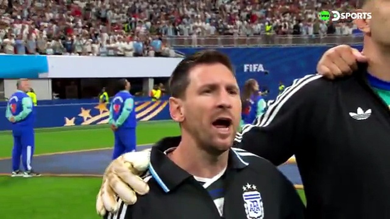 El himno argentino sonó en Atlanta