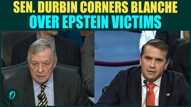 Sen. Durbin EXPLODES as DOJ Todd Blanche REFUSES To Meet Epstein Victims UNDER OATH