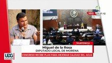 Congreso recibe plan para mejorar la calidad del agua | Miguel de la Rosa