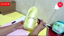 Ideia criativa reutilizando materiais que iriam para o lixo