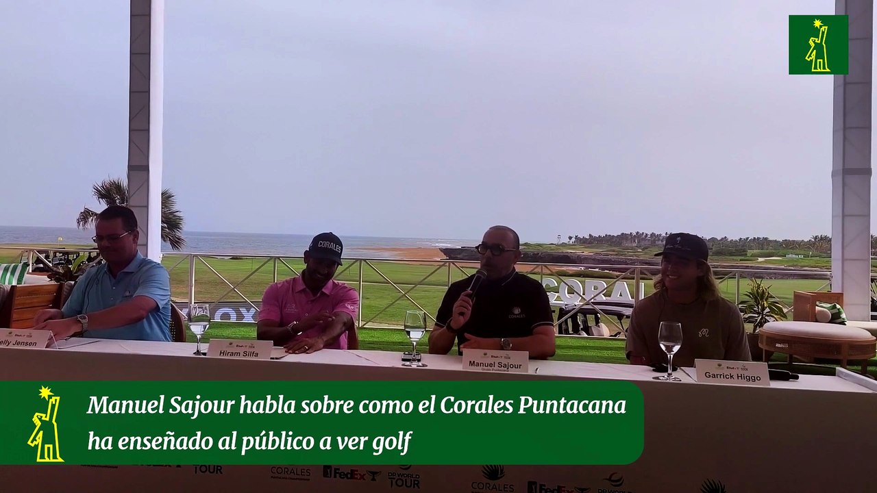 Manuel Sajour habla sobre como el Corales Puntacana ha enseñado al público a ver golf