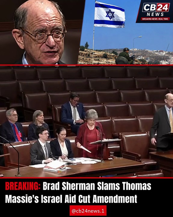 "This Amendment Is a Political Stunt" Brad Sherman Slams Thomas Massie's Israel Aid Cut Amendment