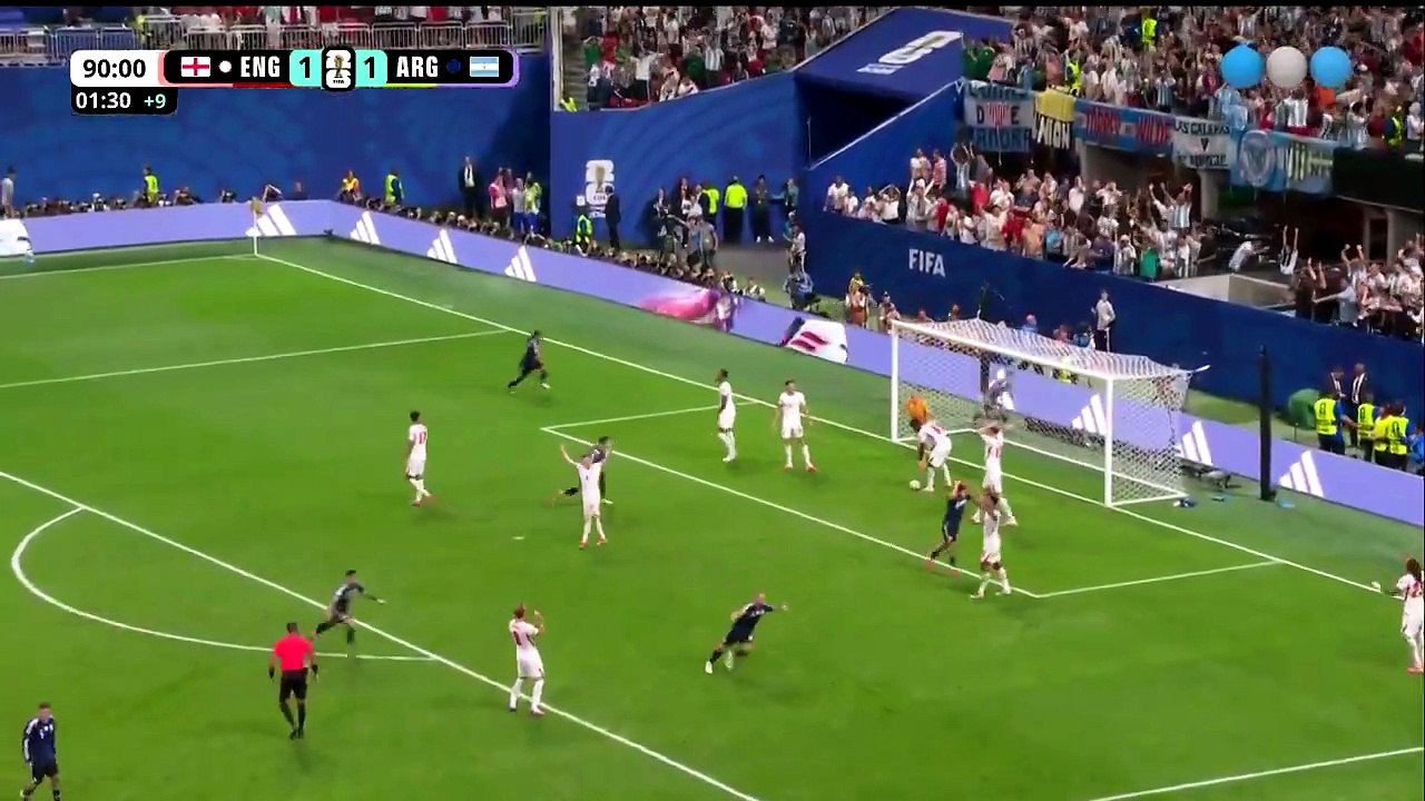 Argentina 2 - 1 Inglaterra | Gol de Lautaro Martínez