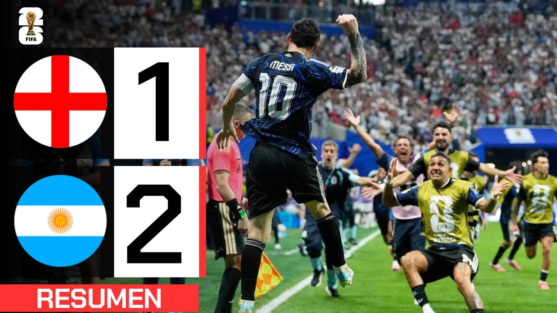 Inglaterra 1-2 Argentina | Resumen Mundial 2026