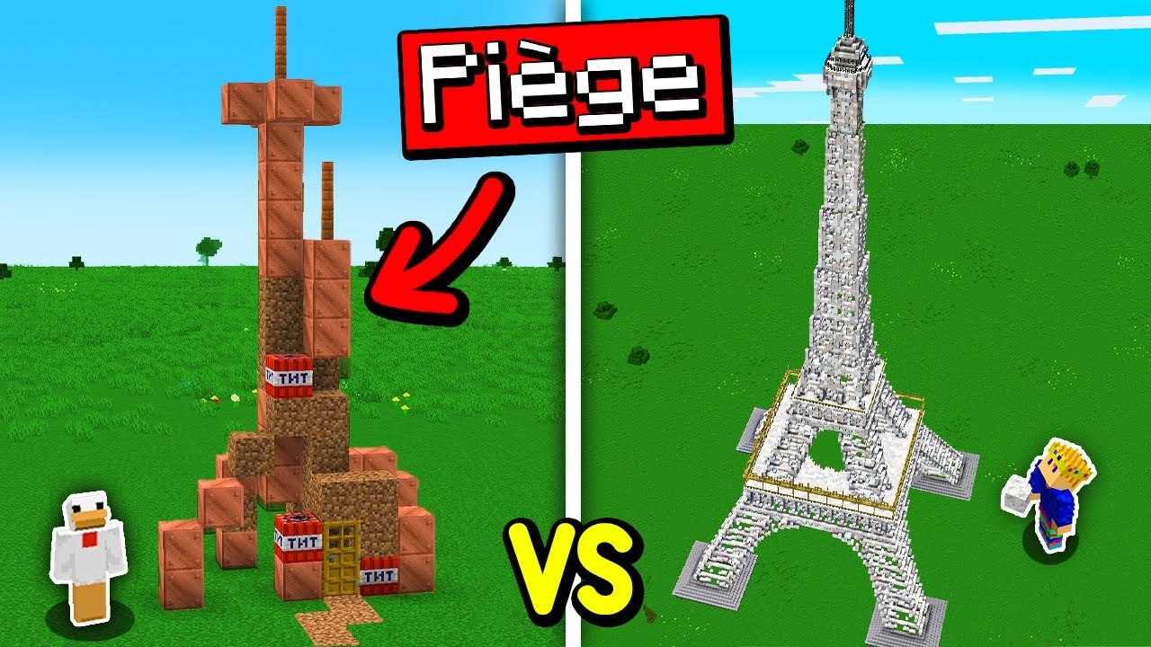 Celui qui Construit la Meilleure Tour Eiffel PIÉGÉE a Gagné !
