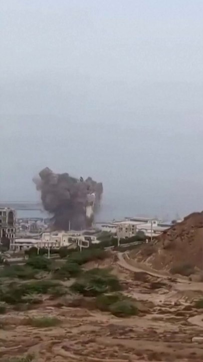 Smoke rises from Iran's Chabahar port after US strikes