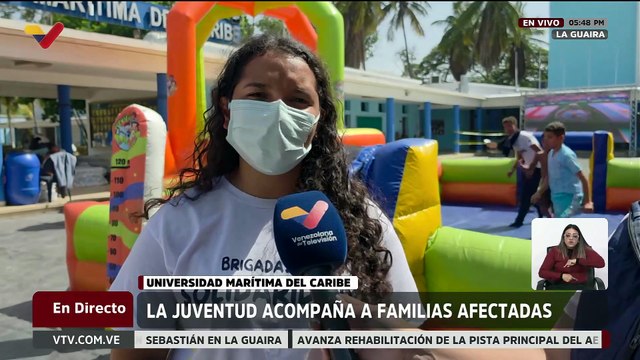 Brigadas de solidaridad llevan alegría y recreación a los más jóvenes en campamentos transitorios
