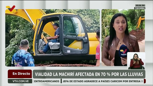 Táchira | Ejecutan maniobras viales para reactivar paso en el sector La Machirí