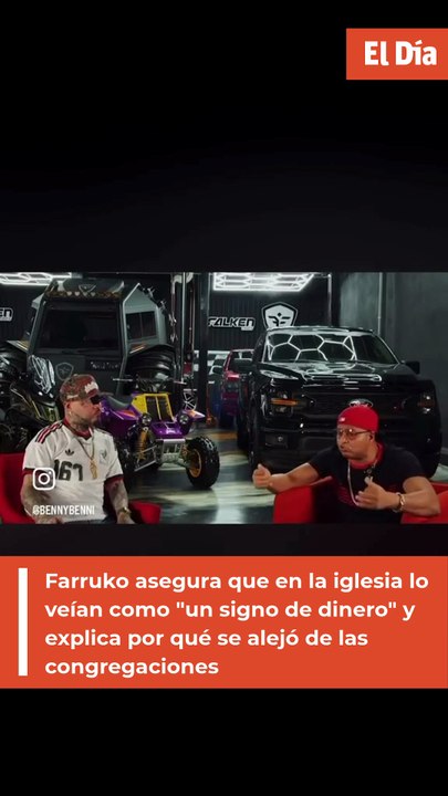 Farruko asegura que en la iglesia lo veían como "un signo de dinero" y explica por qué se alejó de las congregaciones