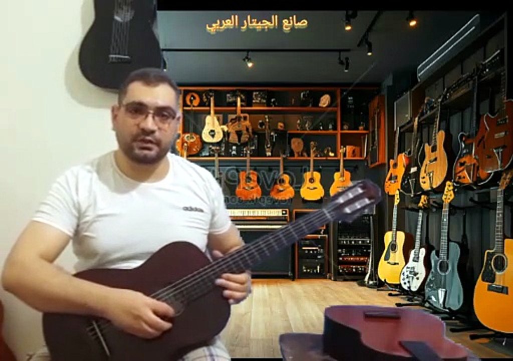 صانع الجيتار العربي حسن سيد تجربة جيتار sh15 صوت واداء الجيتار @guitar_HD